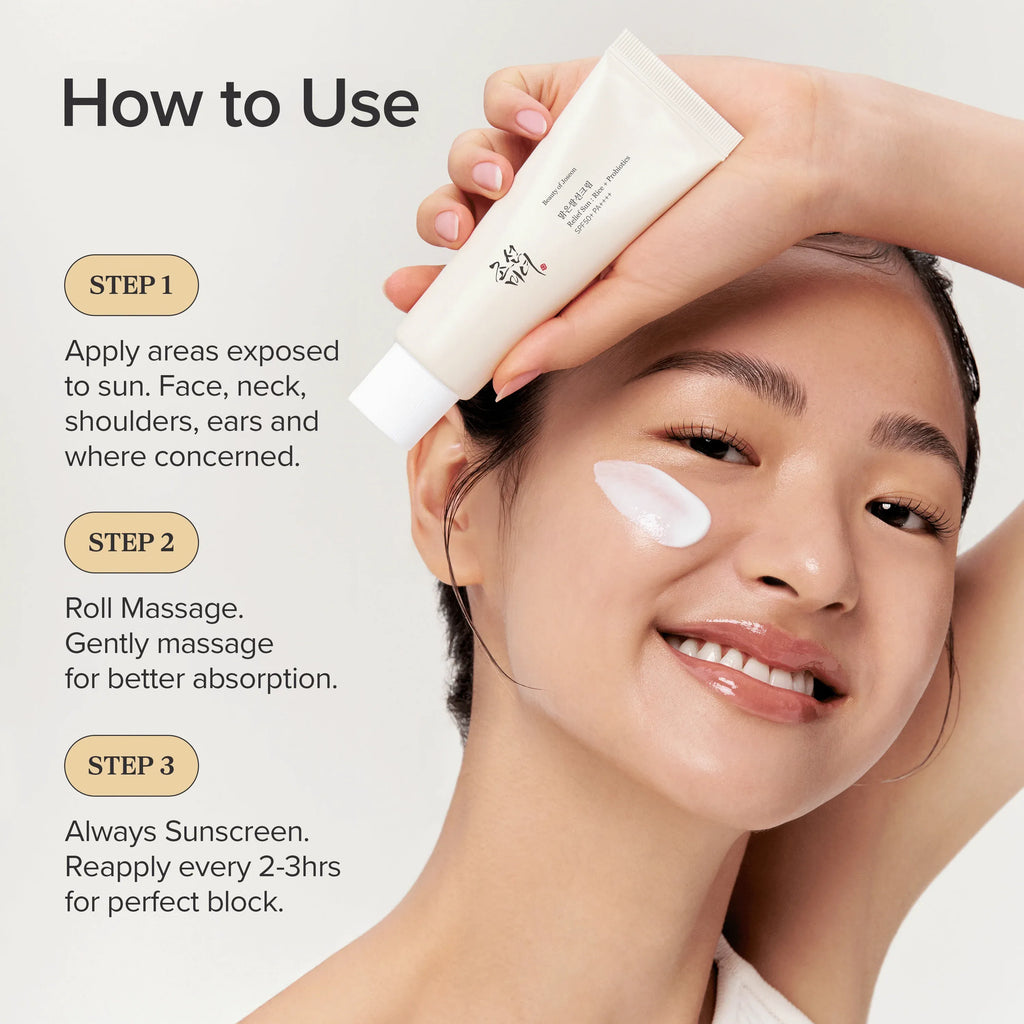 Relief Sun : Rice + Probiotics (SPF50+ PA++++)